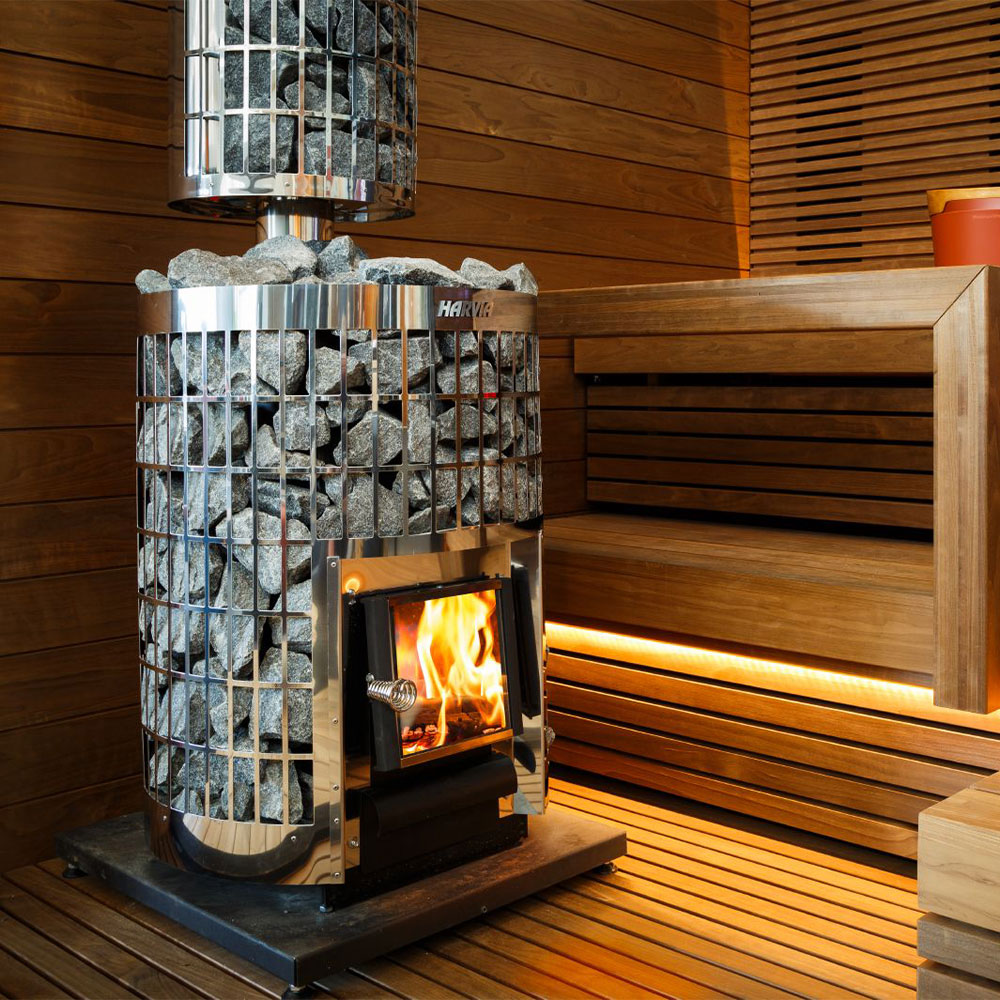 Harvia Cilindro 20 Brændefyret saunaovn - Billede 2