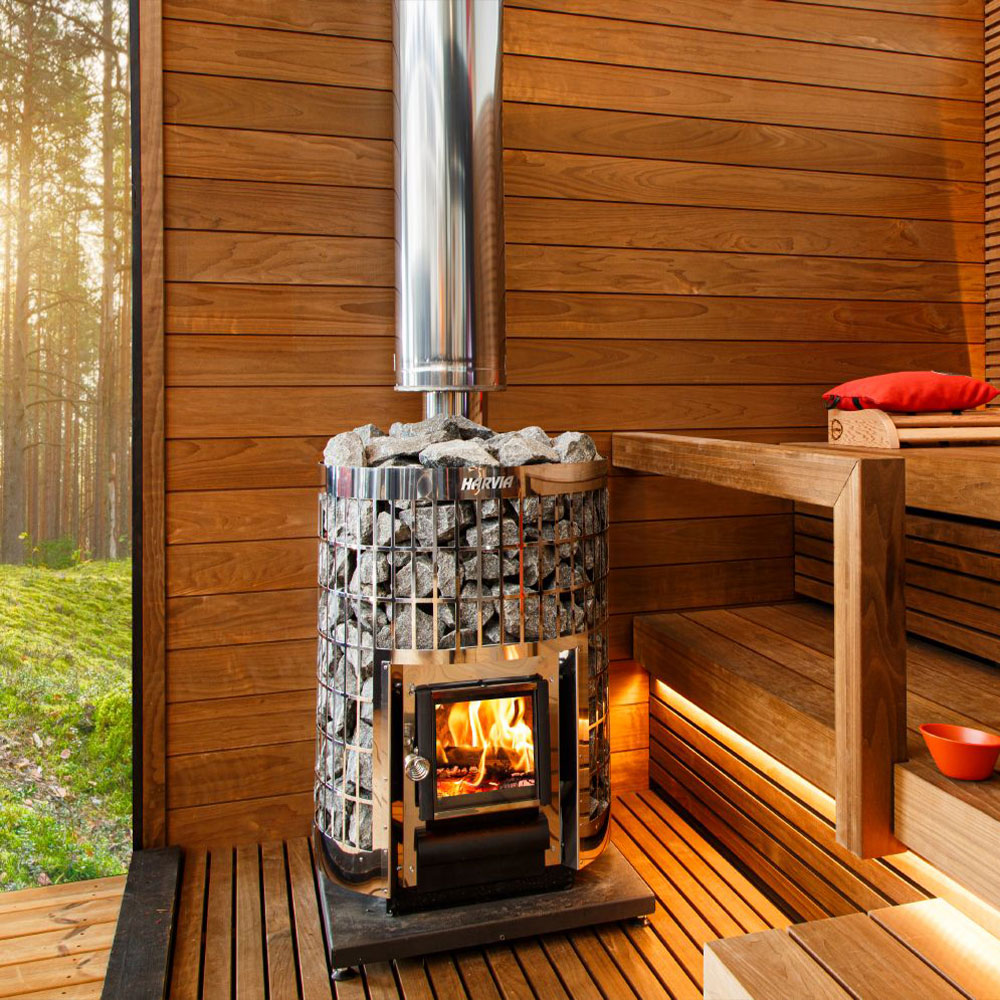 Harvia Cilindro 20 Brændefyret saunaovn - Billede 4