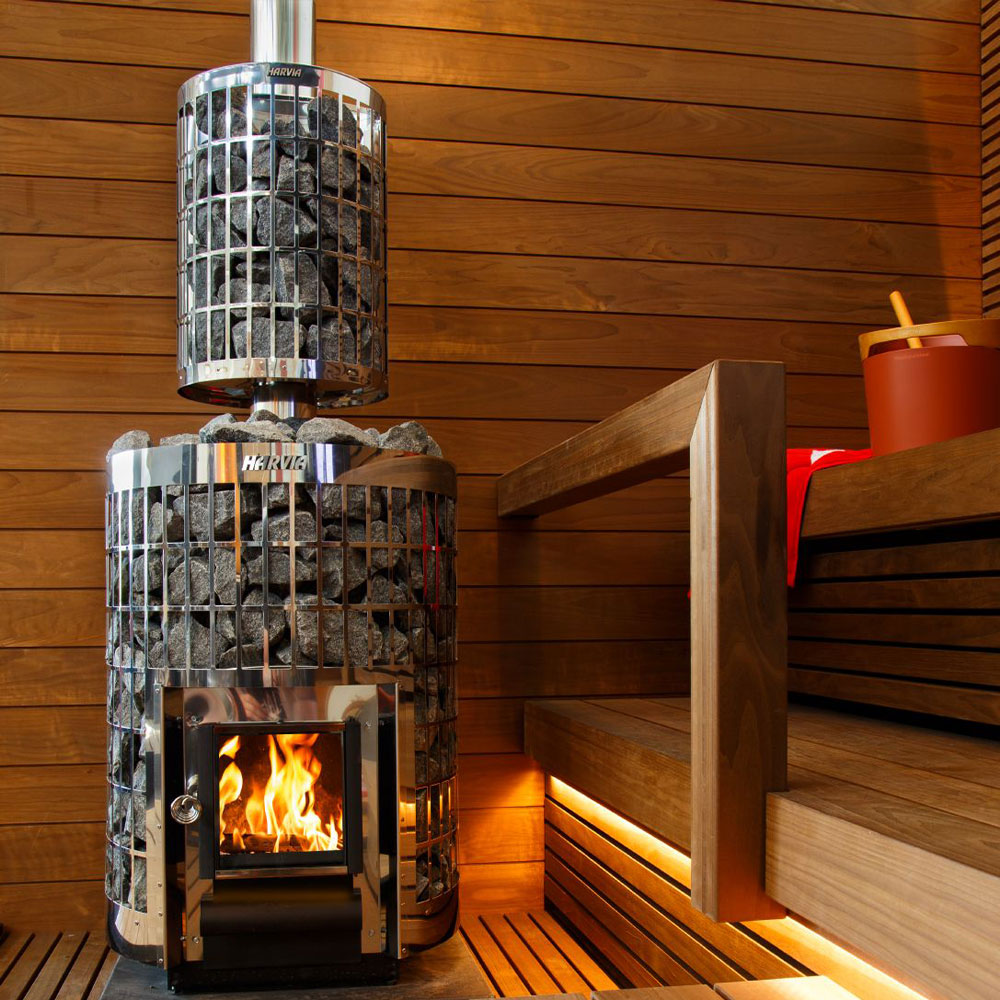 Harvia Cilindro 20 Brændefyret saunaovn - Billede 3